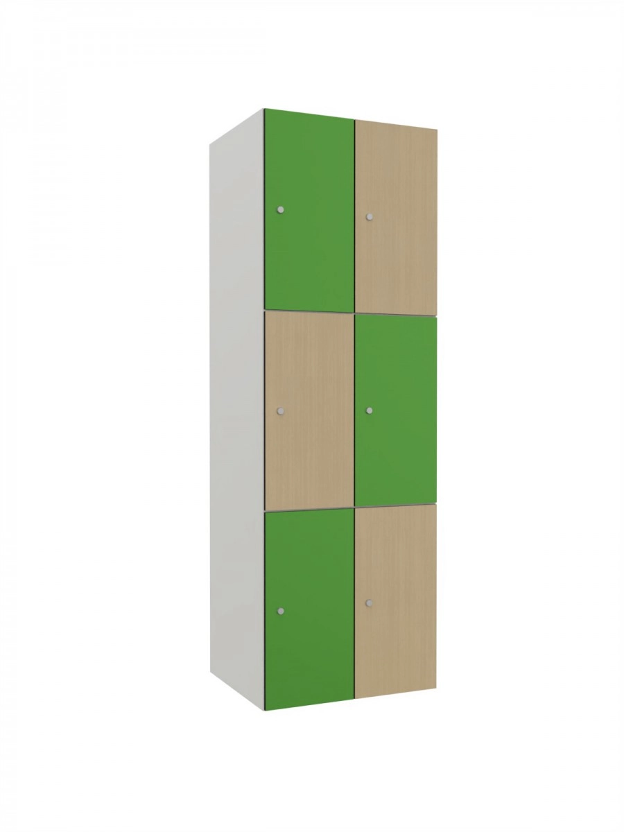 Armoire métallique modulaire avec HPL