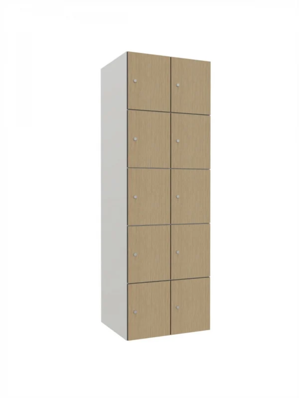 Armoire de consigne en métal avec HPL - Combo