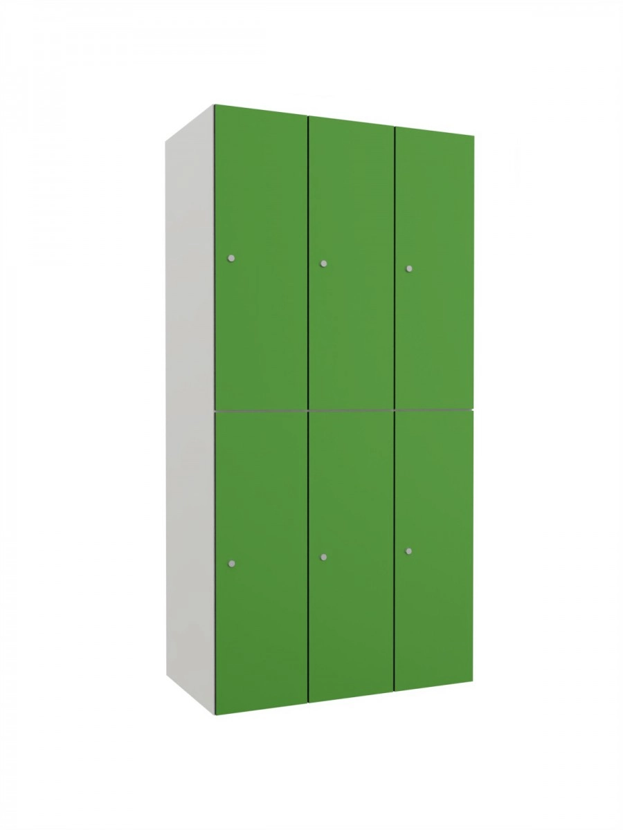 Vestiaires metalliques avec HPL