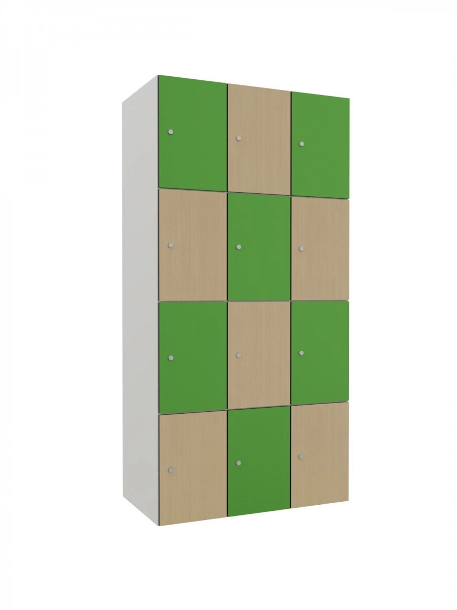 Armoire métallique modulaire avec HPL