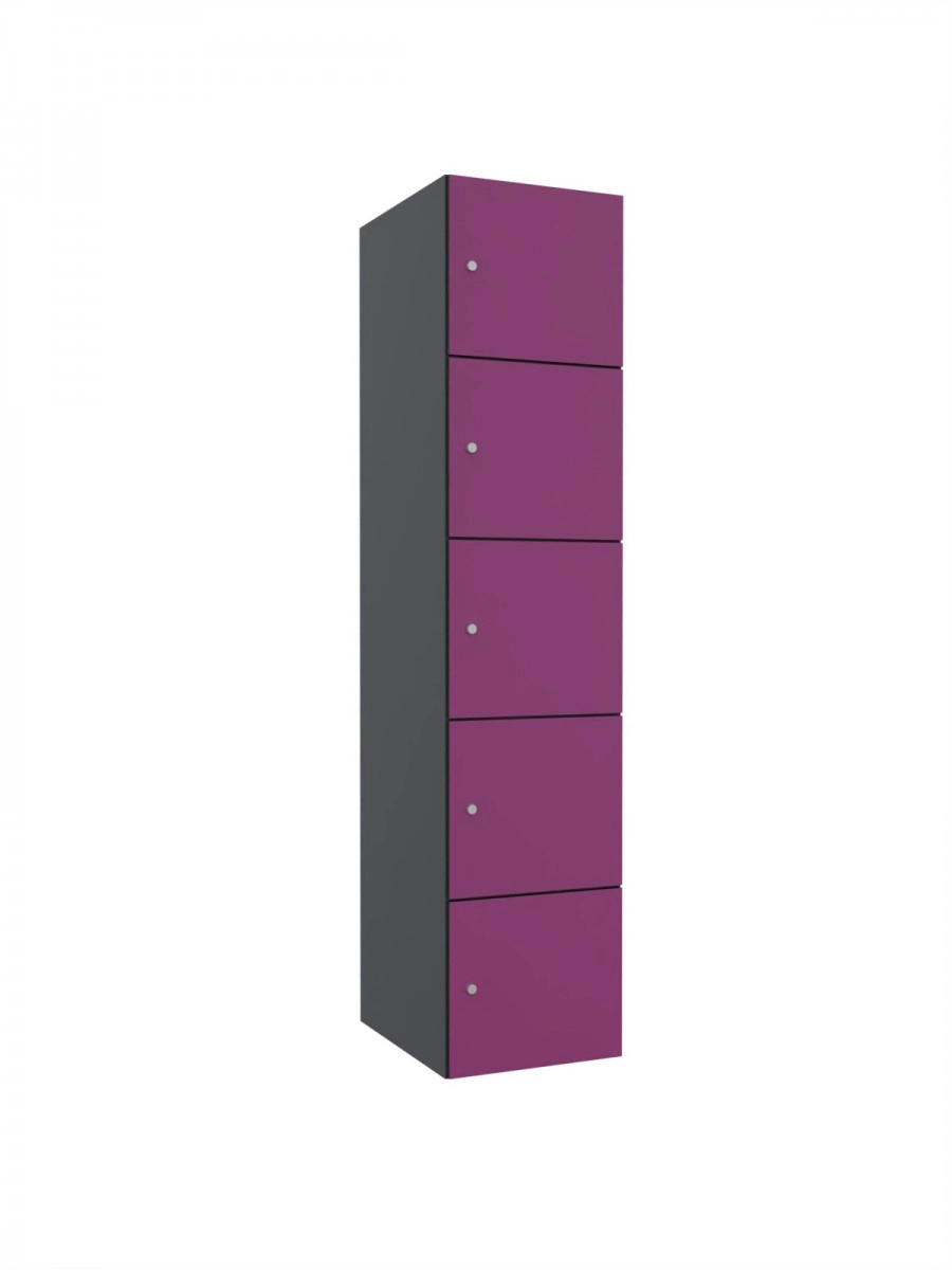 Armoire de consigne en métal avec HPL - Combo
