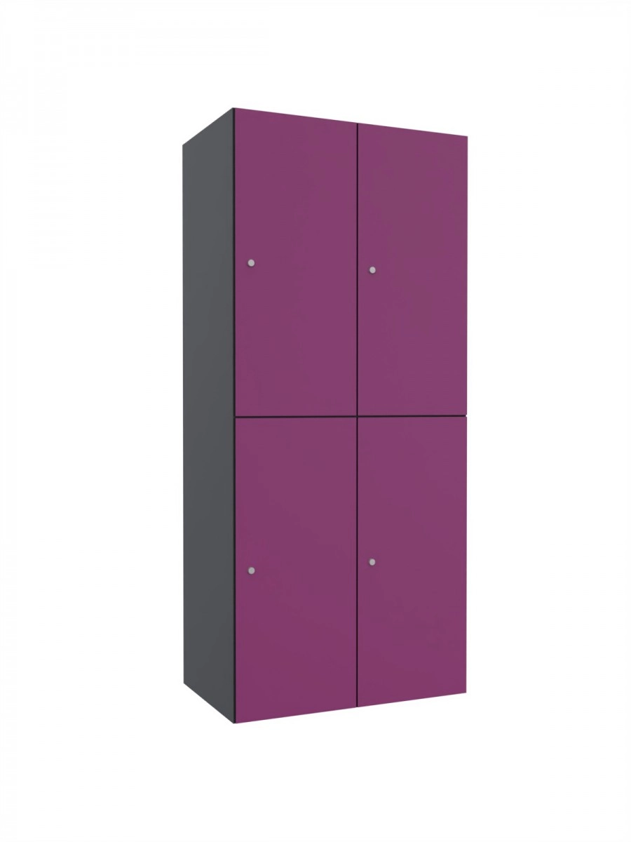 Vestiaires metalliques avec HPL