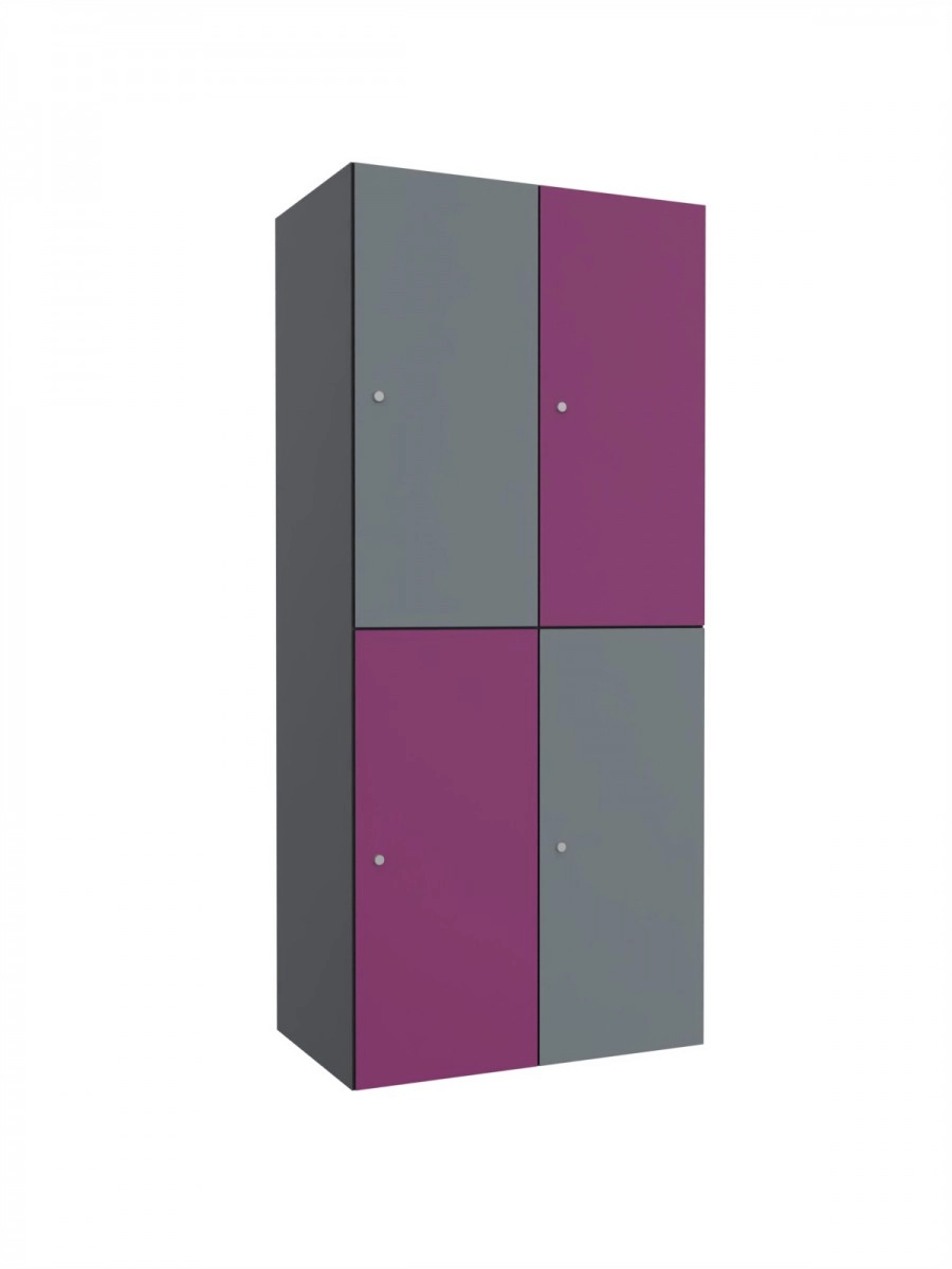 Vestiaires metalliques avec HPL