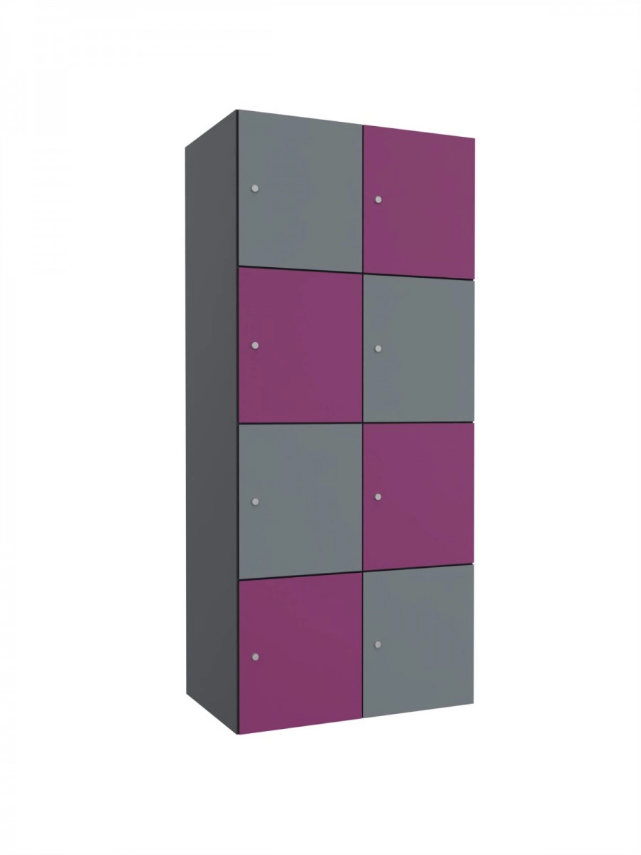 Armoire métallique modulaire avec HPL