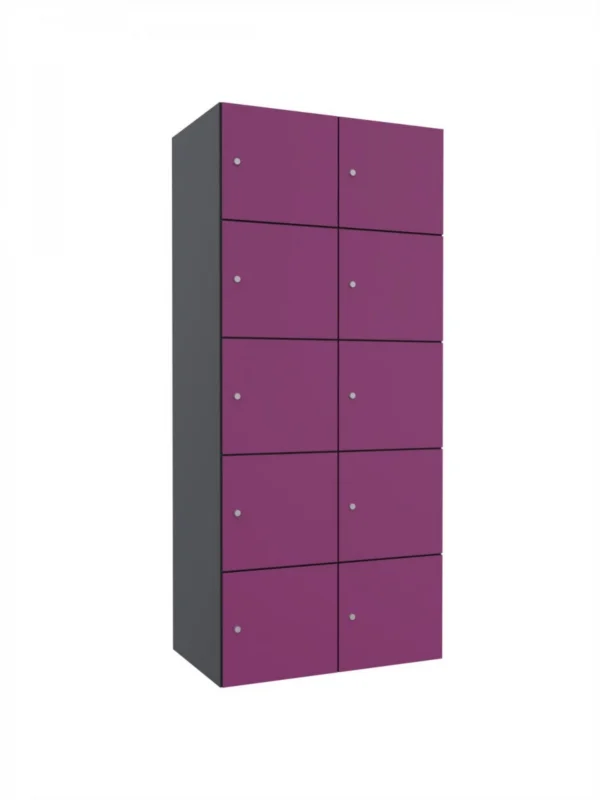 Armoire de consigne en métal avec HPL - Combo