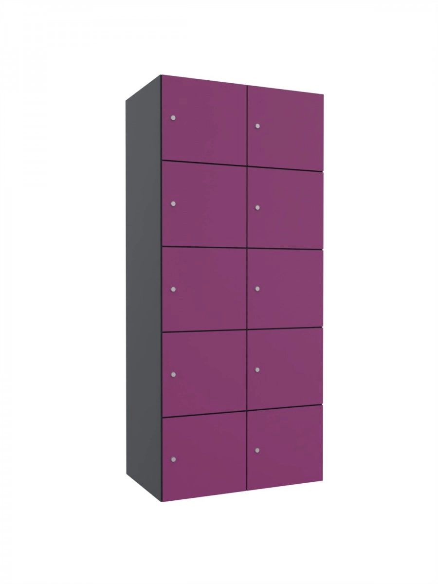 Armoire de consigne en métal avec HPL - Combo
