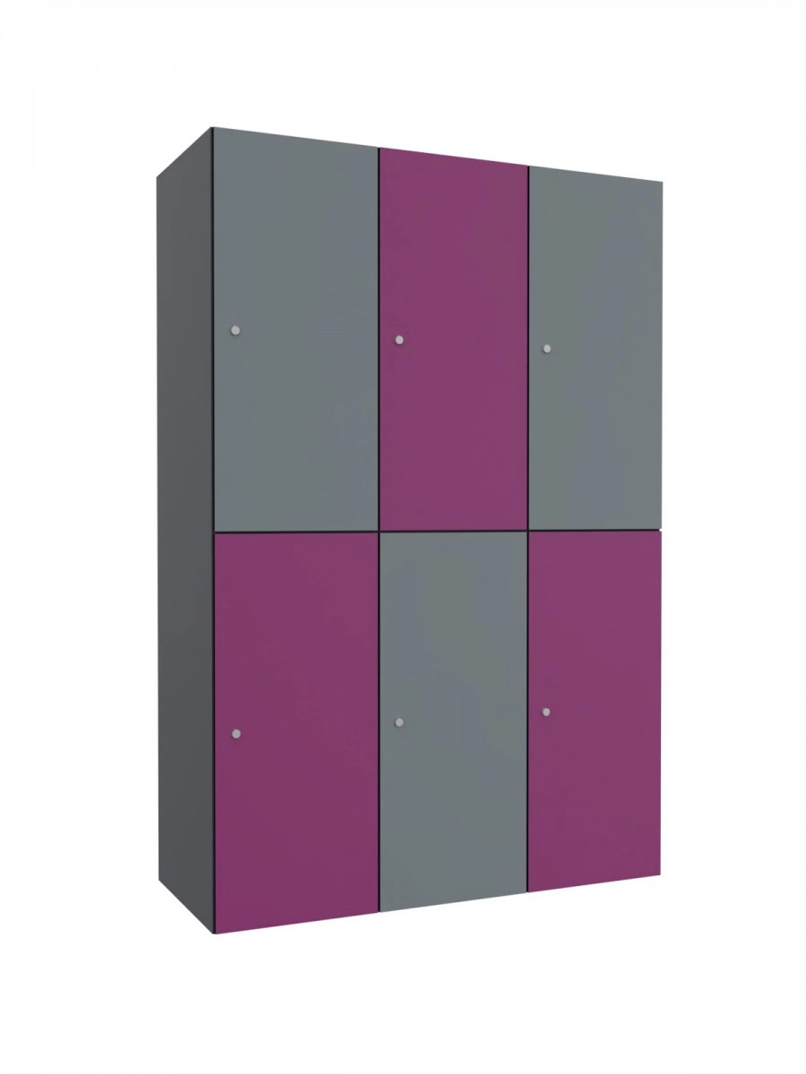 Vestiaires metalliques avec HPL
