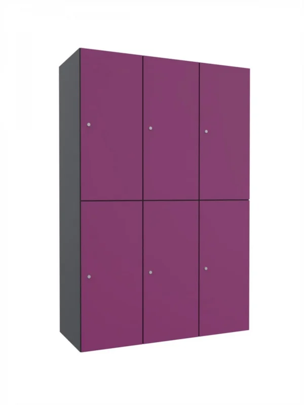 Vestiaires metalliques avec HPL