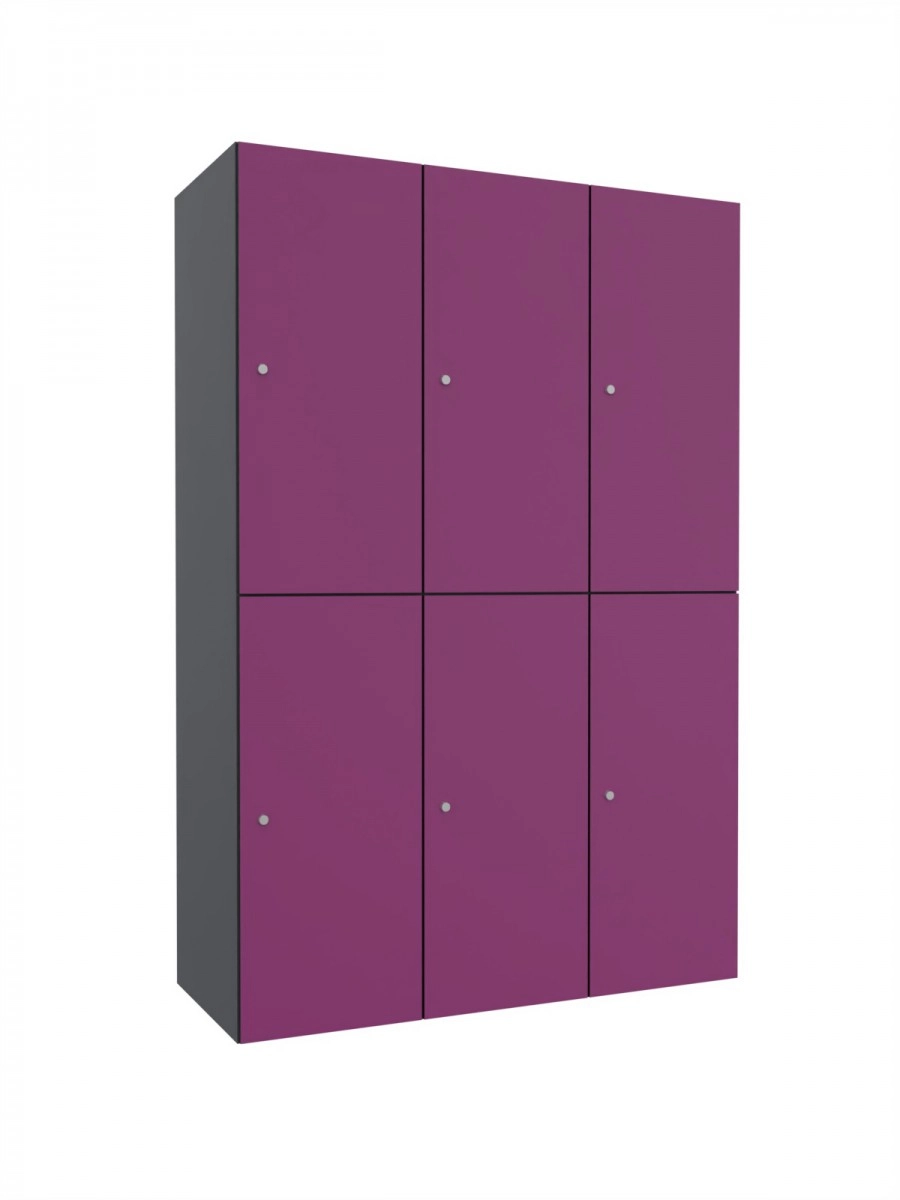 Vestiaires metalliques avec HPL
