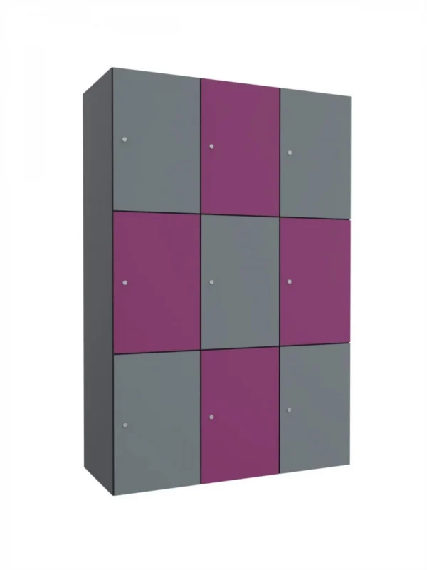 Armoire métallique modulaire avec HPL