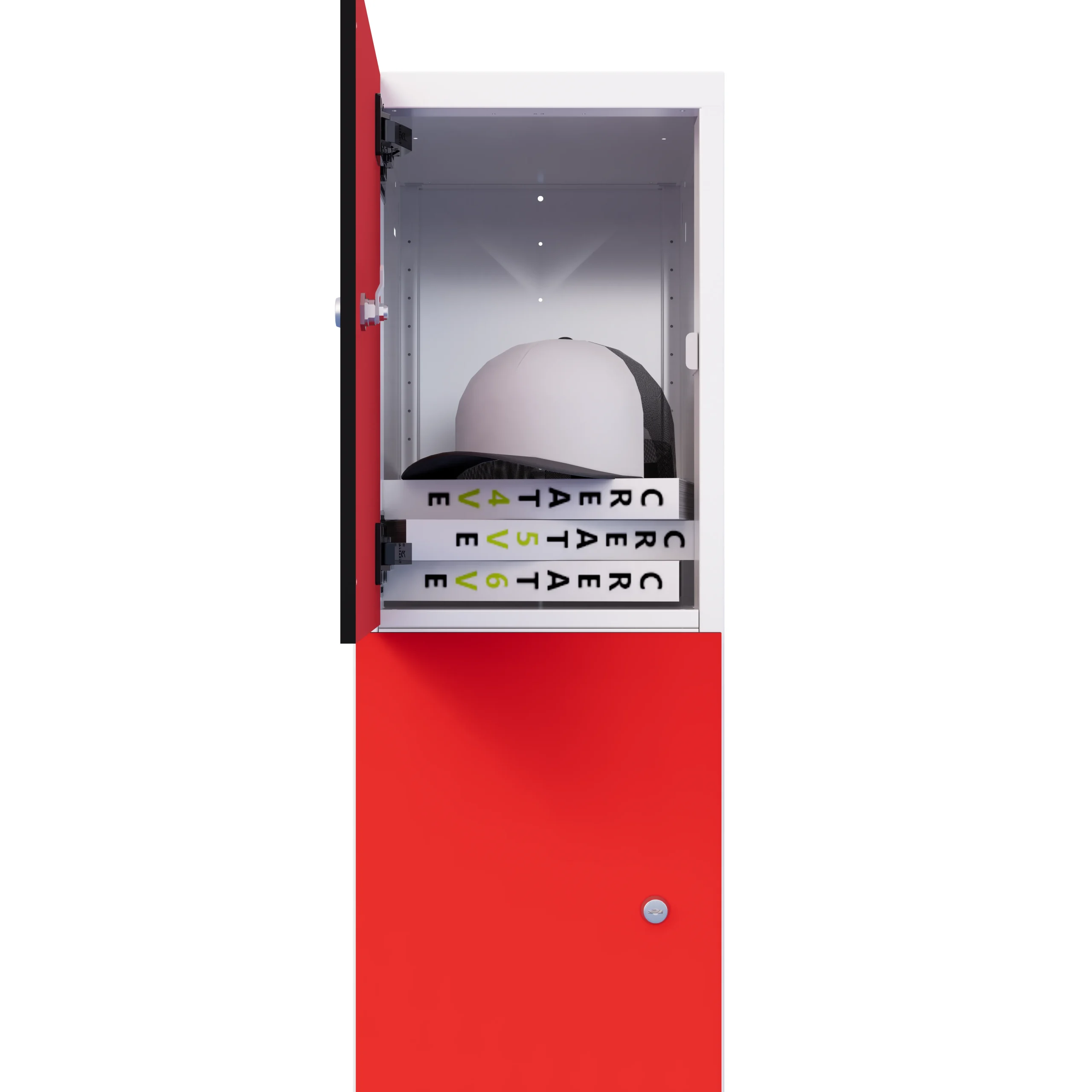 Armoire métallique modulaire avec HPL - Combo 4 niveaux – Image 3