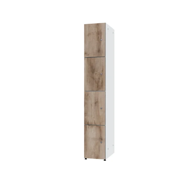 Armoire métallique modulaire avec HPL - Combo 4 niveaux