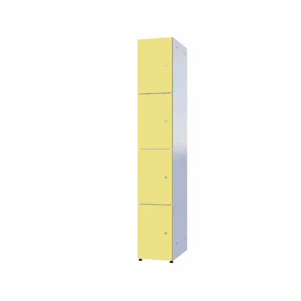 Armoire métallique modulaire avec HPL - Combo 4 niveaux