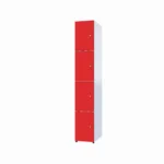 Armoire métallique modulaire avec HPL - Combo 4 niveaux