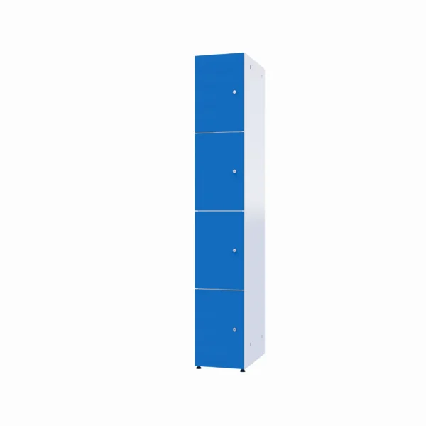 Armoire métallique modulaire avec HPL - Combo 4 niveaux