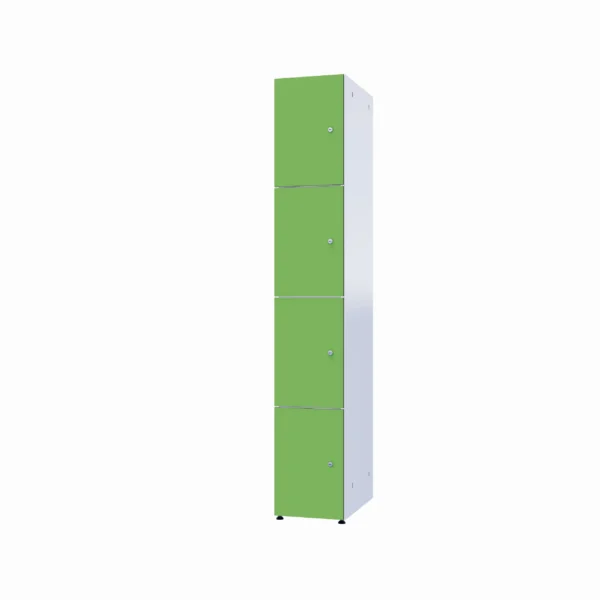 Armoire métallique modulaire avec HPL - Combo 4 niveaux