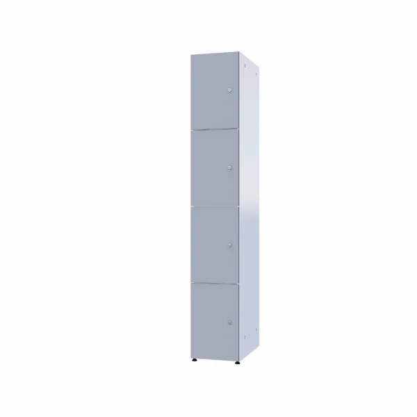 Armoire métallique modulaire avec HPL - Combo 4 niveaux