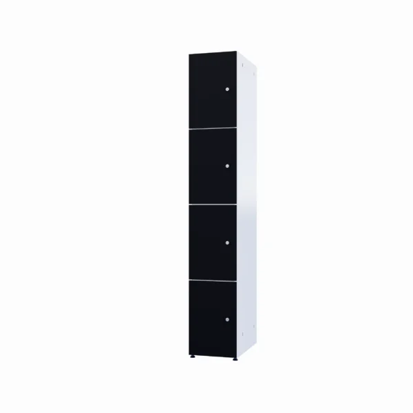 Armoire métallique modulaire avec HPL - Combo 4 niveaux