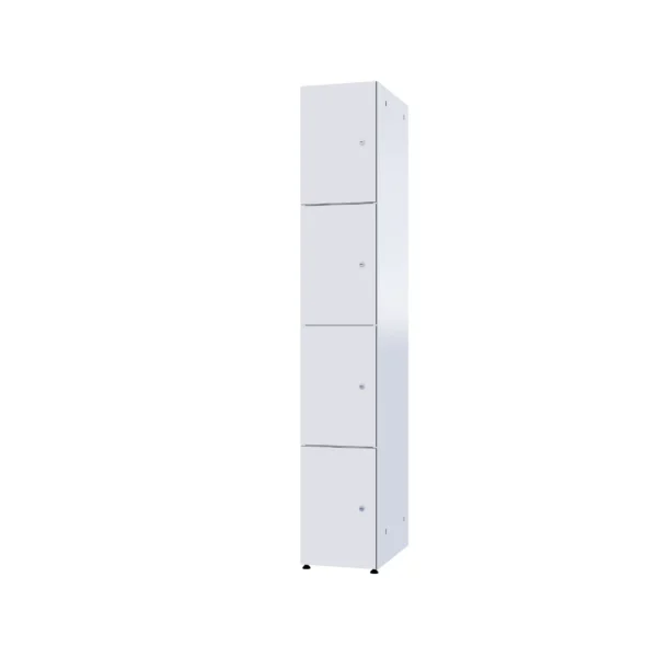Armoire métallique modulaire avec HPL - Combo 4 niveaux