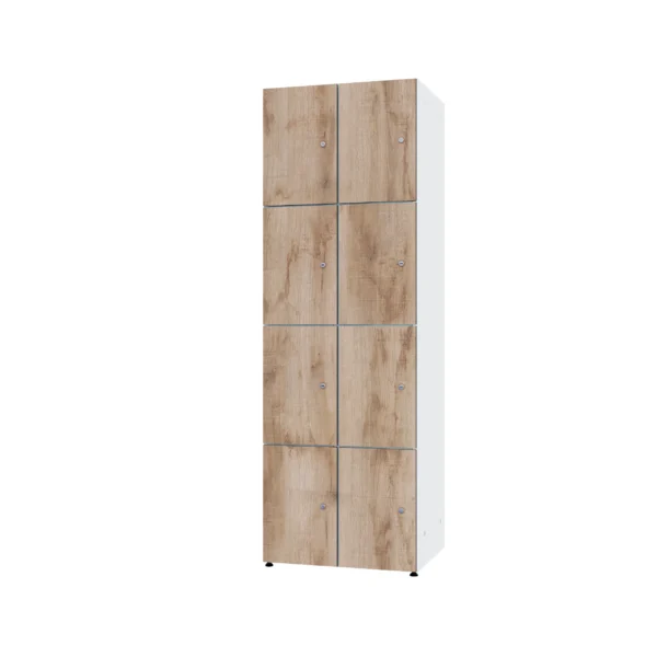 Armoire métallique modulaire avec HPL - Combo 4 niveaux