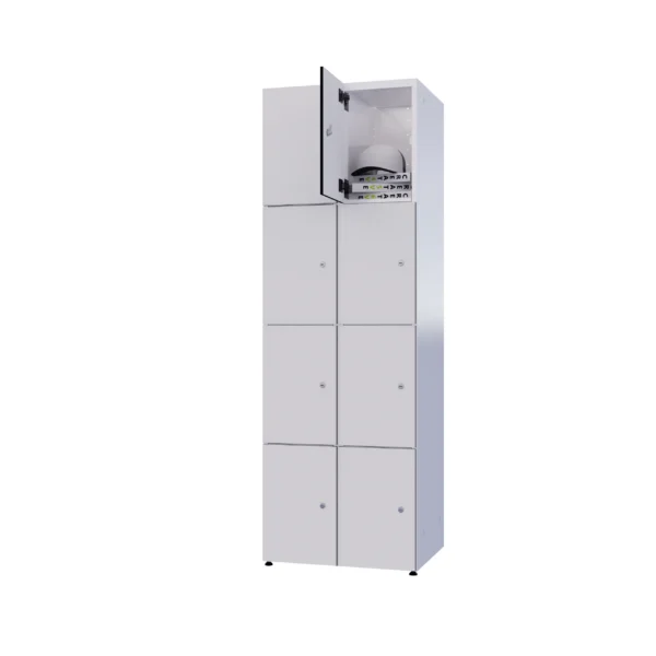 Armoire métallique modulaire avec HPL - Combo 4 niveaux