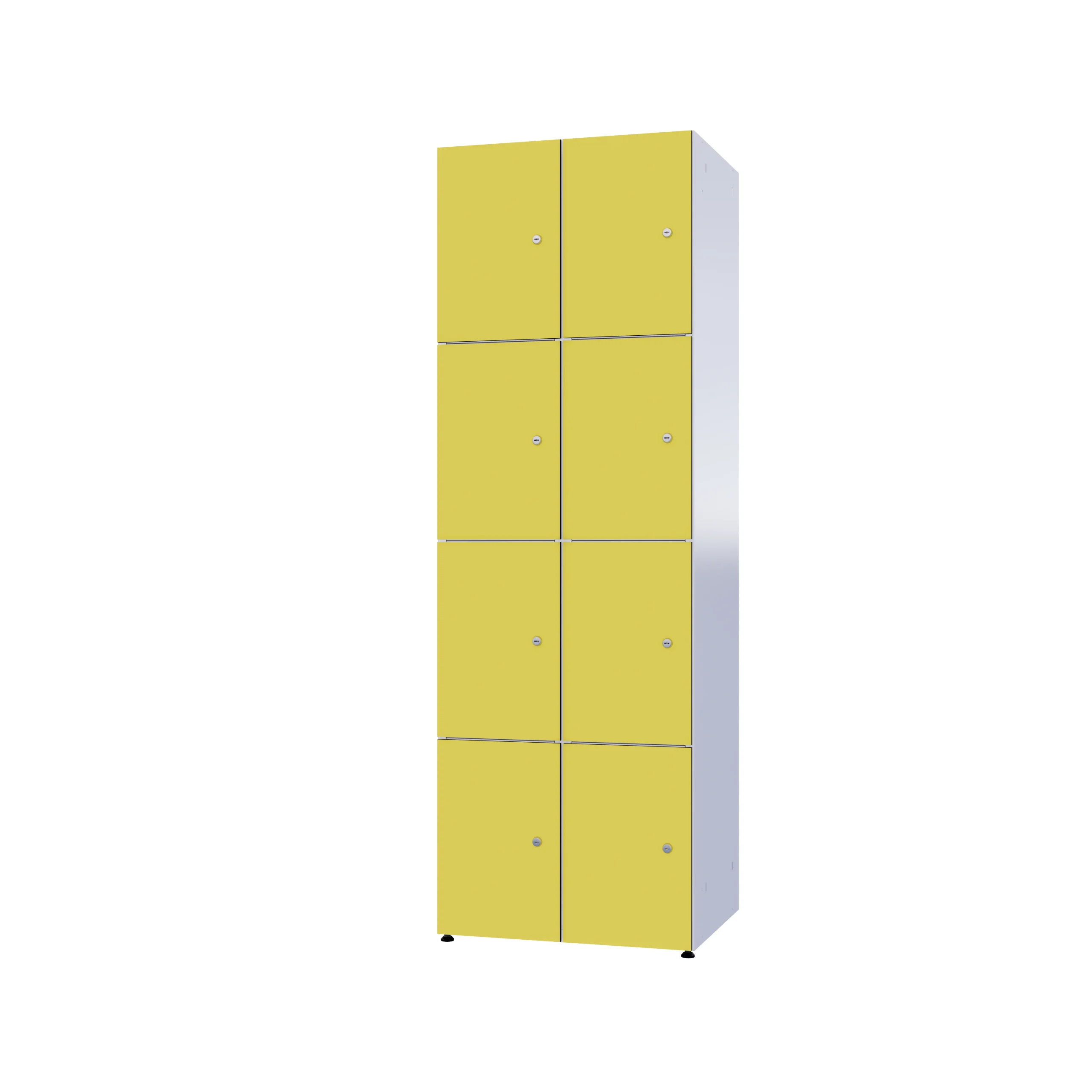 Armoire métallique modulaire avec HPL - Combo 4 niveaux – Image 44