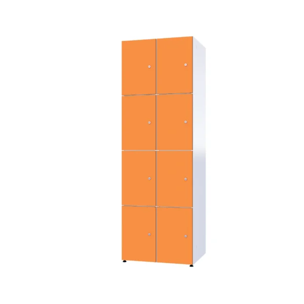 Armoire métallique modulaire avec HPL - Combo 4 niveaux