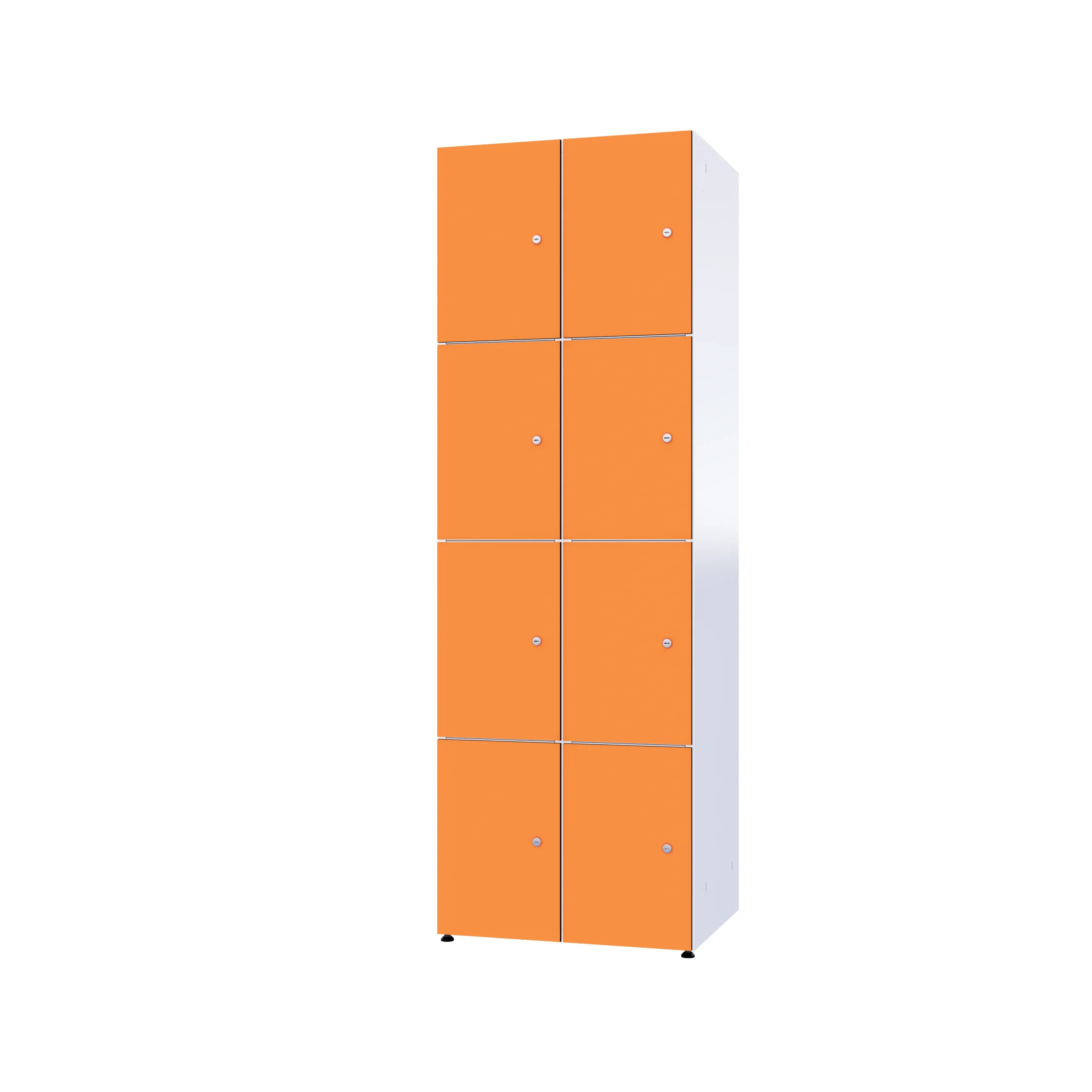 Armoire métallique modulaire avec HPL - Combo 4 niveaux – Image 45