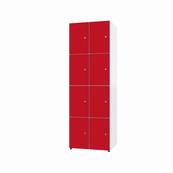 Armoire métallique modulaire avec HPL - Combo 4 niveaux