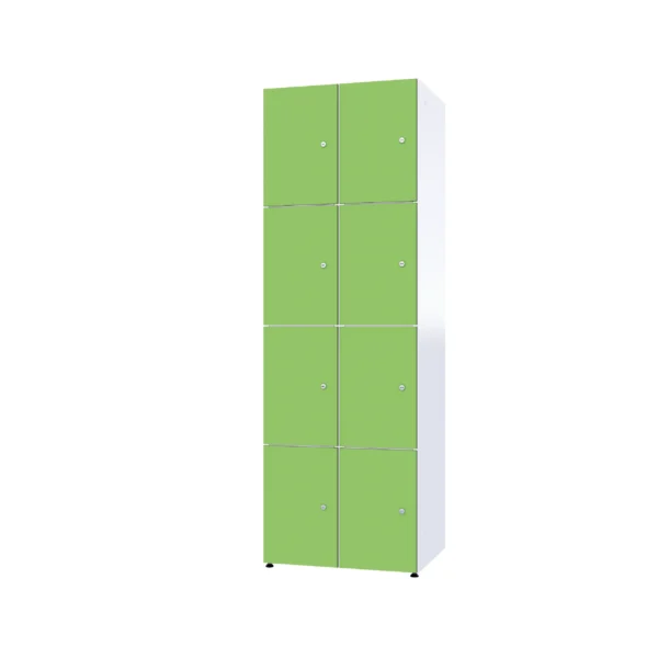 Armoire métallique modulaire avec HPL - Combo 4 niveaux