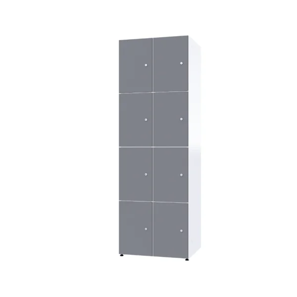 Armoire métallique modulaire avec HPL - Combo 4 niveaux