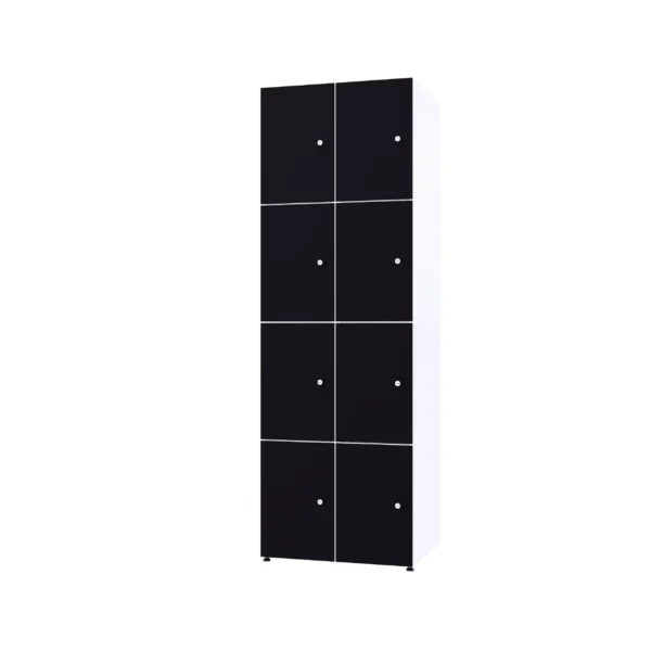 Armoire métallique modulaire avec HPL - Combo 4 niveaux