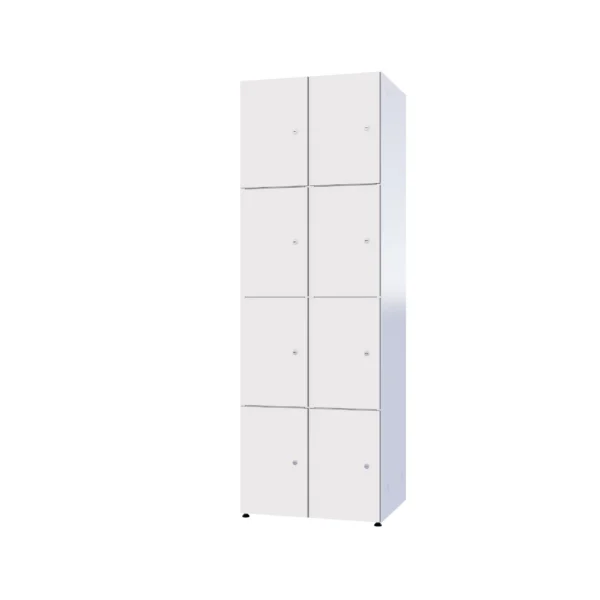Armoire métallique modulaire avec HPL - Combo 4 niveaux
