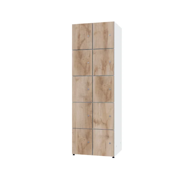Armoire de consigne en métal avec HPL - Combo