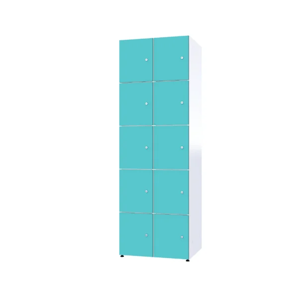 Armoire de consigne en métal avec HPL - Combo