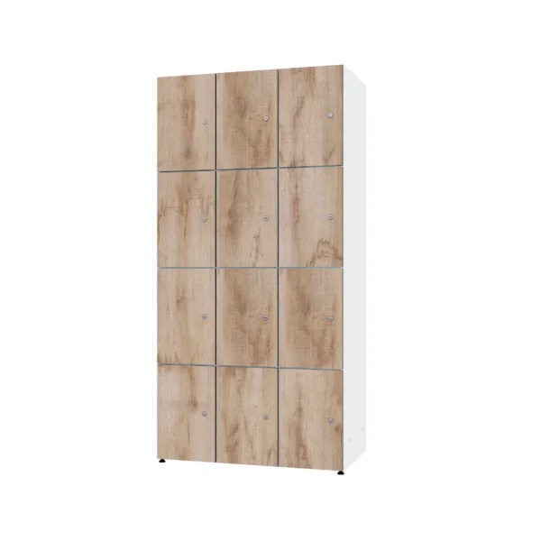 Armoire métallique modulaire avec HPL - Combo 4 niveaux