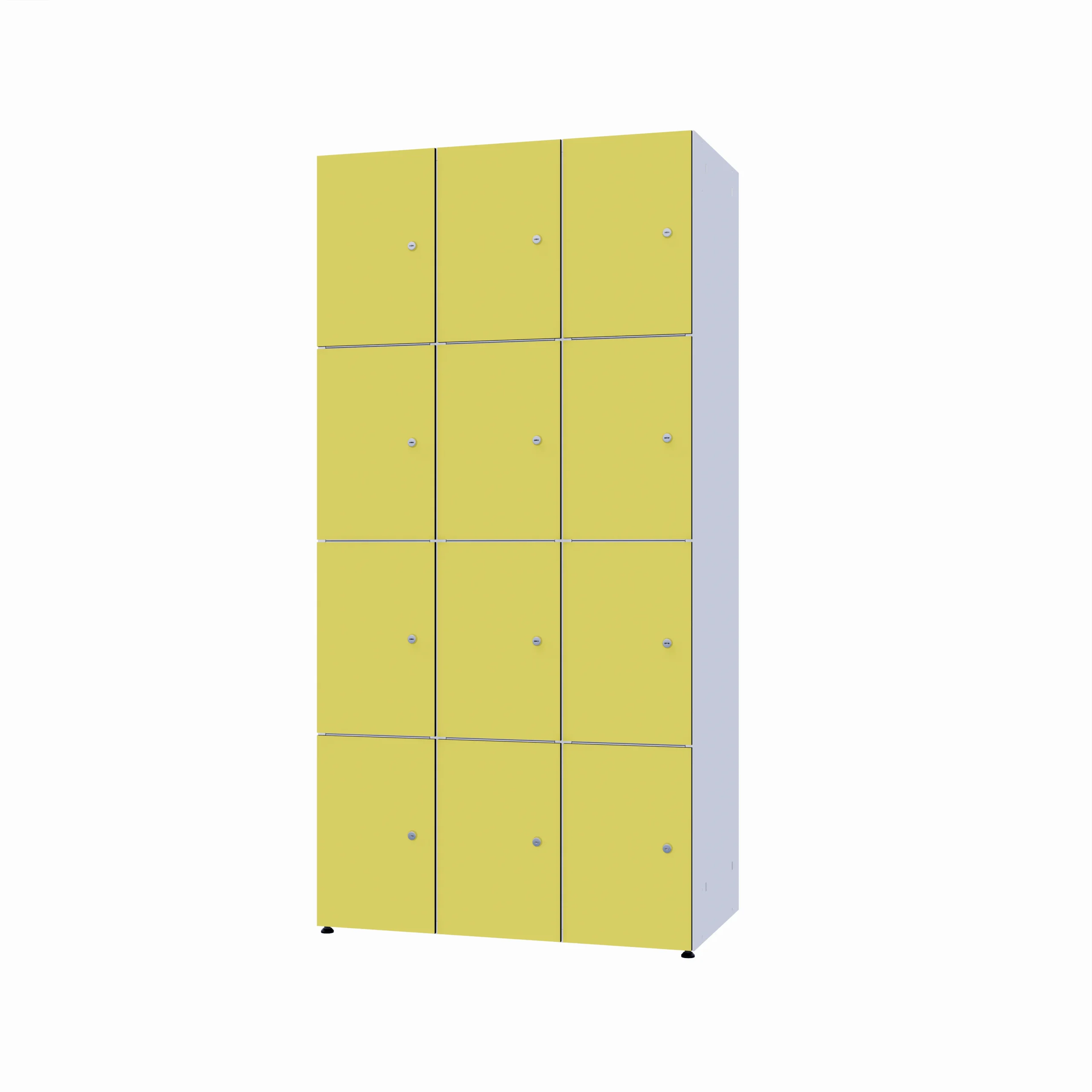 Armoire métallique modulaire avec HPL - Combo 4 niveaux – Image 75