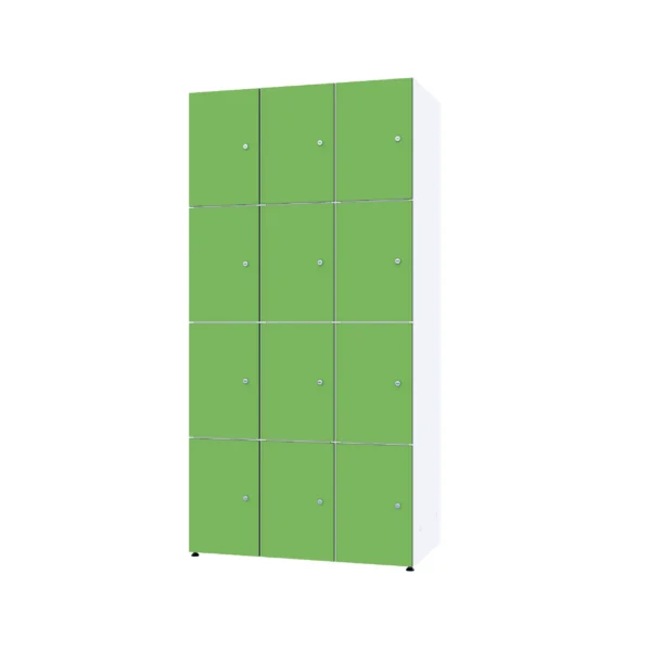 Armoire métallique modulaire avec HPL - Combo 4 niveaux