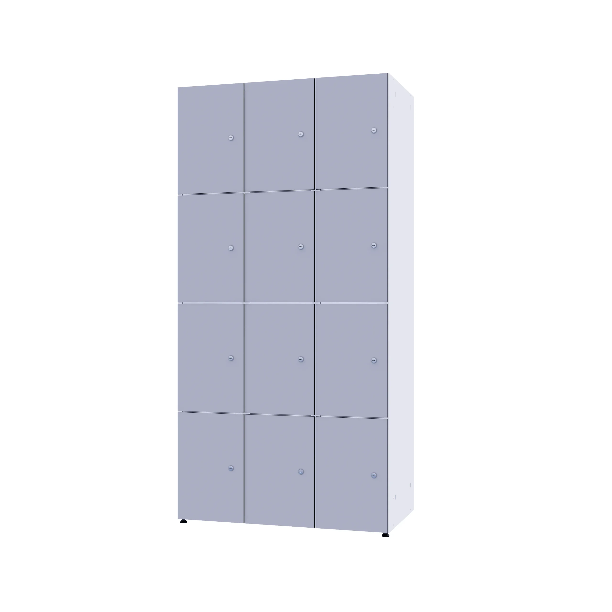 Armoire métallique modulaire avec HPL - Combo 4 niveaux – Image 69