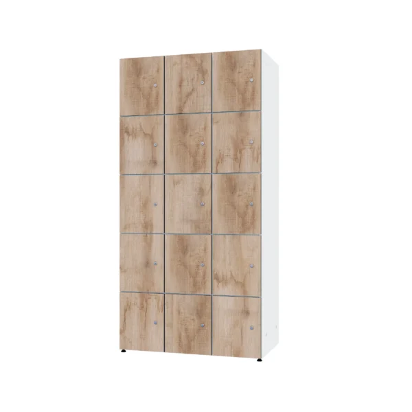 Armoire de consigne en métal avec HPL - Combo