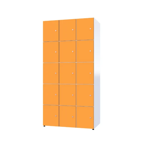 Armoire de consigne en métal avec HPL - Combo