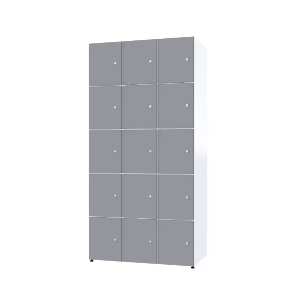 Armoire de consigne en métal avec HPL - Combo