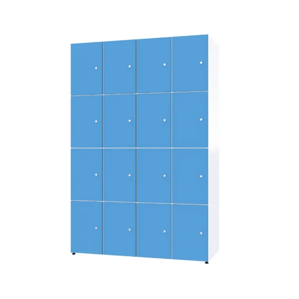 Armoire métallique modulaire avec HPL - Combo 4 niveaux