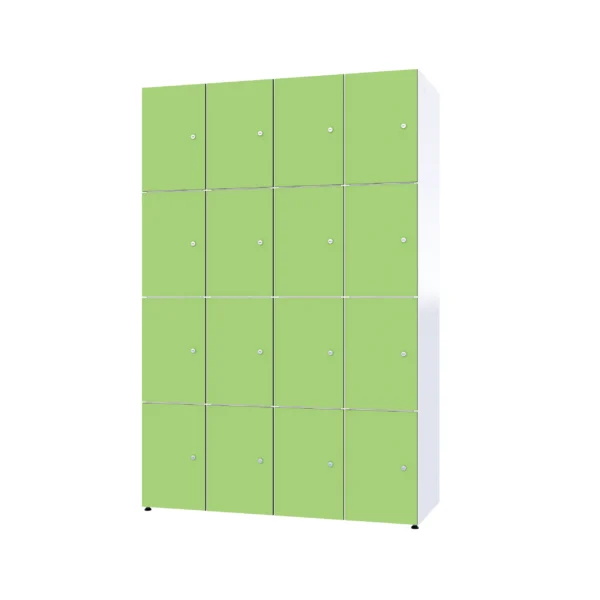 Armoire métallique modulaire avec HPL - Combo 4 niveaux