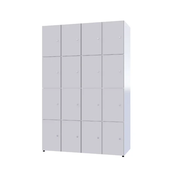 Armoire métallique modulaire avec HPL - Combo 4 niveaux