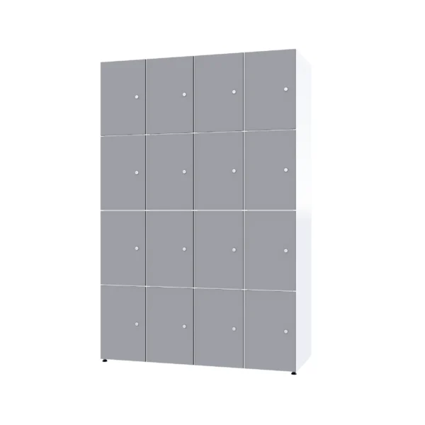 Armoire métallique modulaire avec HPL - Combo 4 niveaux