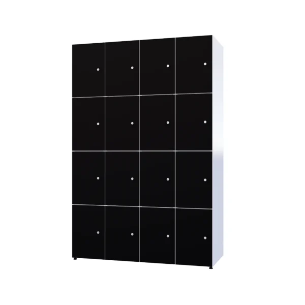 Armoire métallique modulaire avec HPL - Combo 4 niveaux
