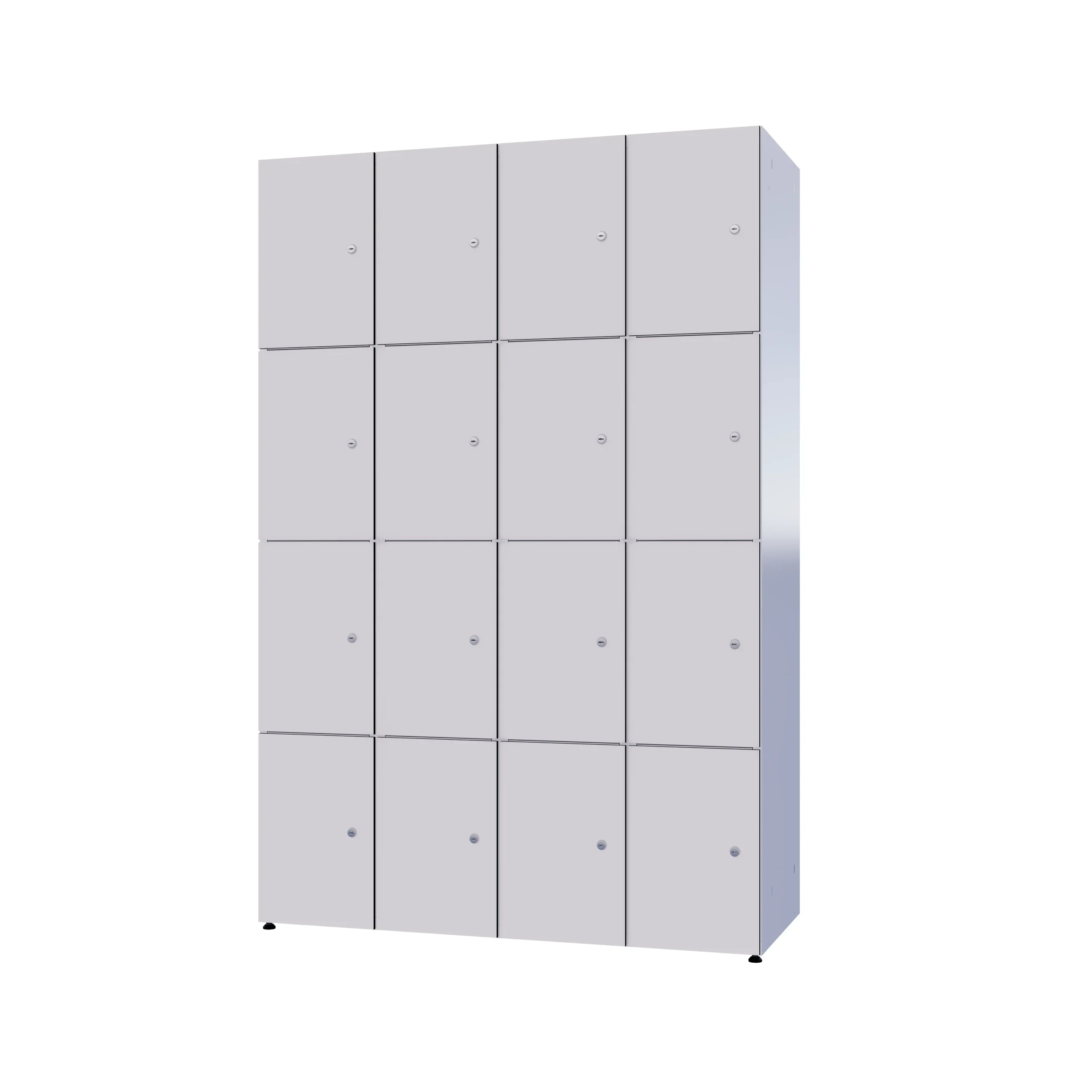 Armoire métallique modulaire avec HPL - Combo 4 niveaux – Image 95