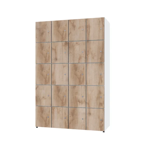 Armoire de consigne en métal avec HPL - Combo