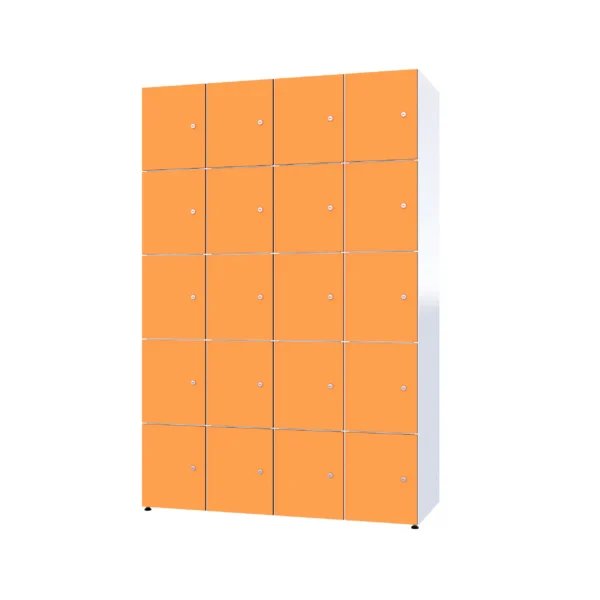 Armoire de consigne en métal avec HPL - Combo